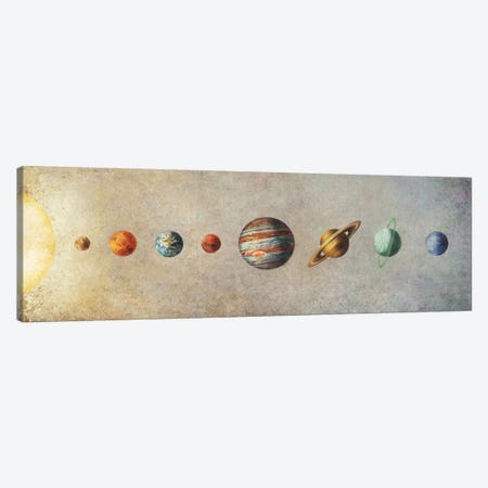 The Solar System Canvas Print #TFN207} by Terry Fan Canvas Art