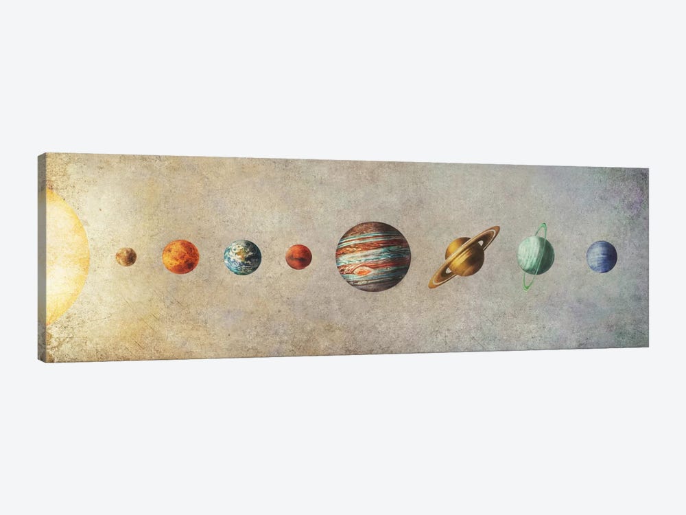 The Solar System by Terry Fan 1-piece Canvas Artwork