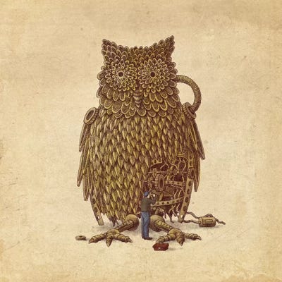 Tune Up Square by Terry Fan art print