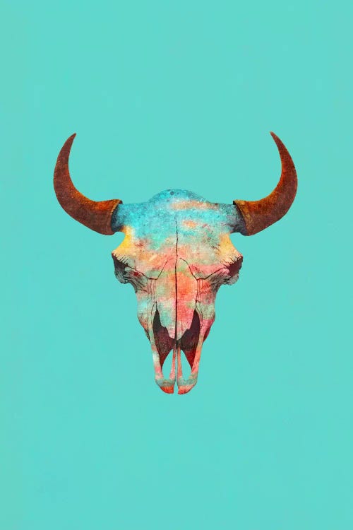 Turquoise Sky Portrait by Terry Fan wall art