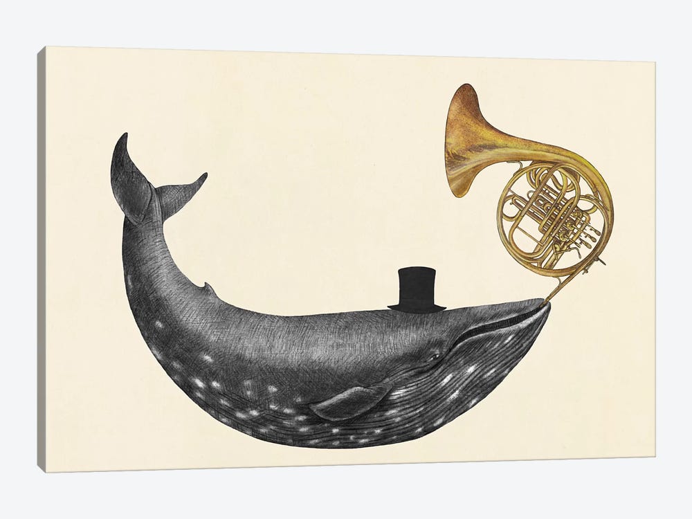 Whale Song by Terry Fan 1-piece Canvas Print
