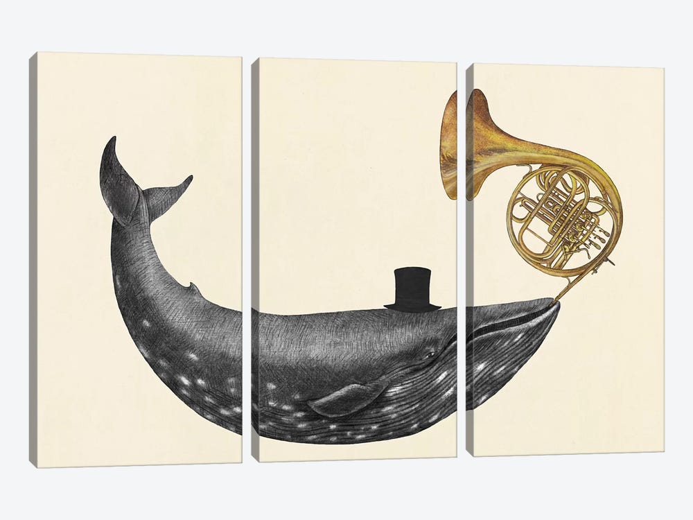 Whale Song 3-piece Canvas Art Print