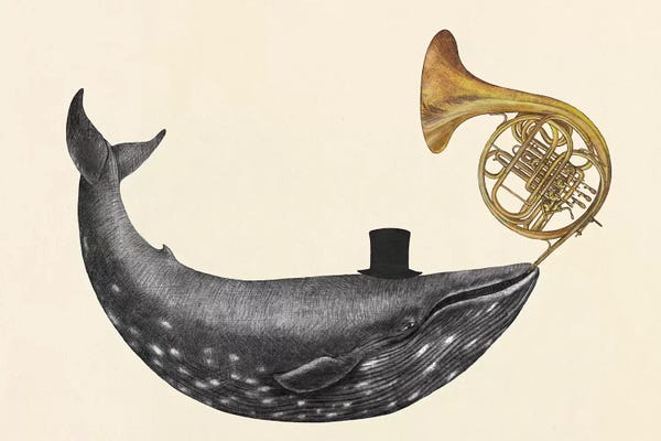 Kids Ocean Life Art: Whale Song by Terry Fan