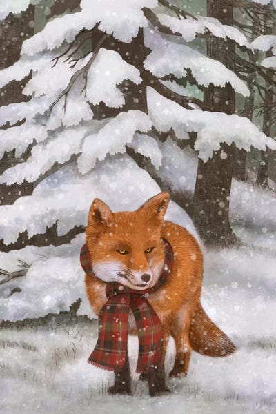 Children's Illustrations: Winter Fox by Terry Fan