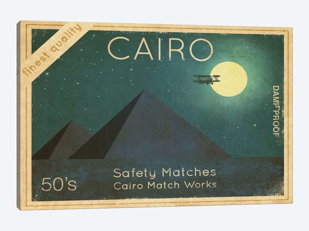 Cairo Safety Matches #1 by Terry Fan 1-piece Canvas Wall Art