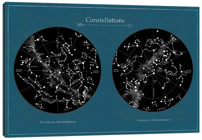 Constellations Canvas Art Print - Space Lover