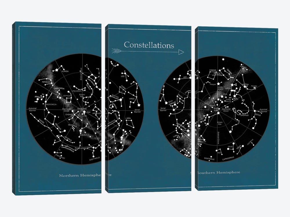 Constellations by Terry Fan 3-piece Canvas Print