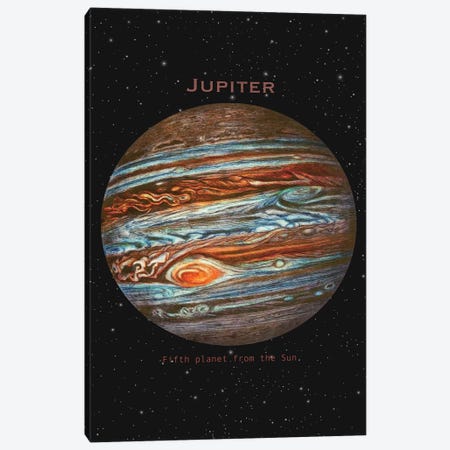 Jupiter Canvas Print #TFN244} by Terry Fan Canvas Wall Art
