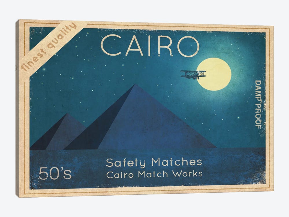Cairo Safety Matches #2 by Terry Fan 1-piece Canvas Print