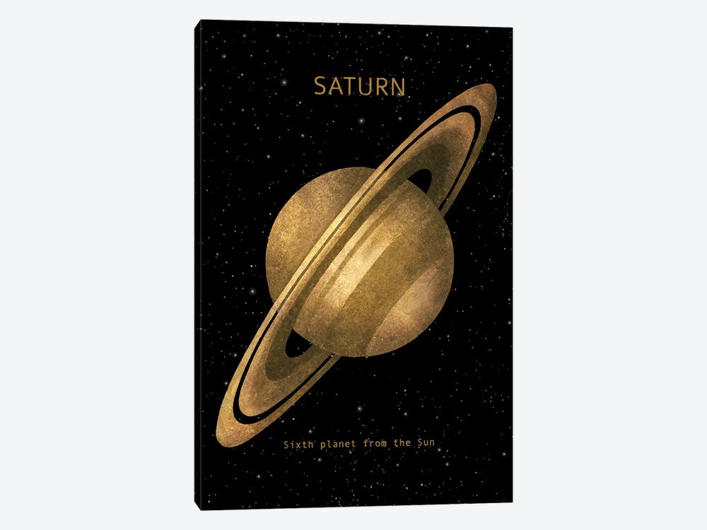 Saturn by Terry Fan 1-piece Canvas Art