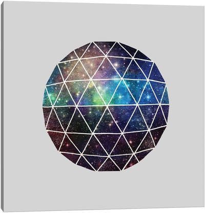 Space Geodesic Canvas Art Print - Terry Fan