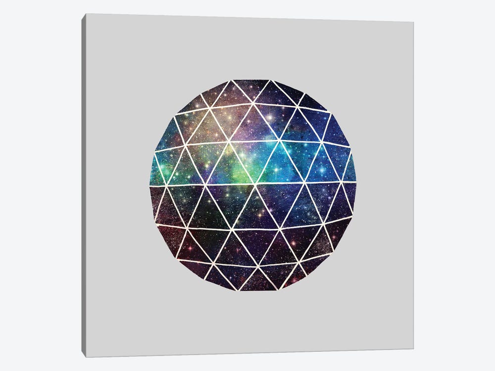 Space Geodesic by Terry Fan 1-piece Canvas Art Print