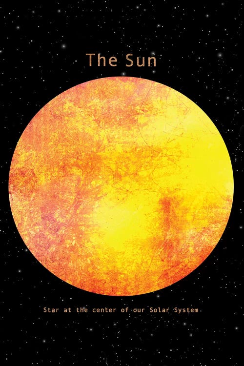 The Sun by Terry Fan wall art