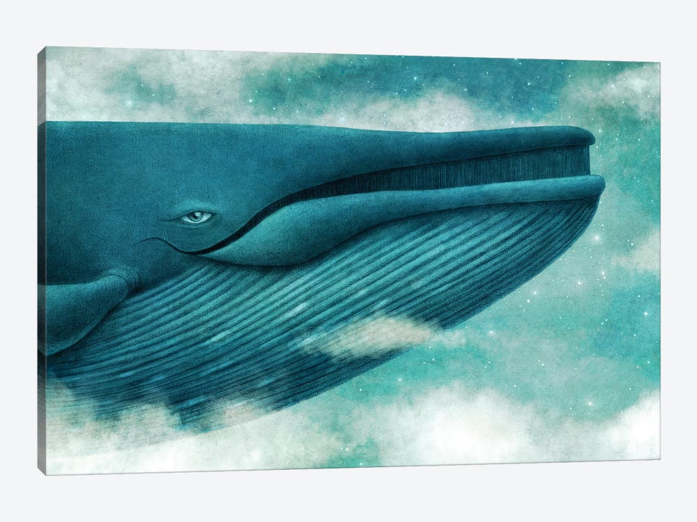 Dream Of The Blue Whale by Terry Fan 1-piece Canvas Art Print