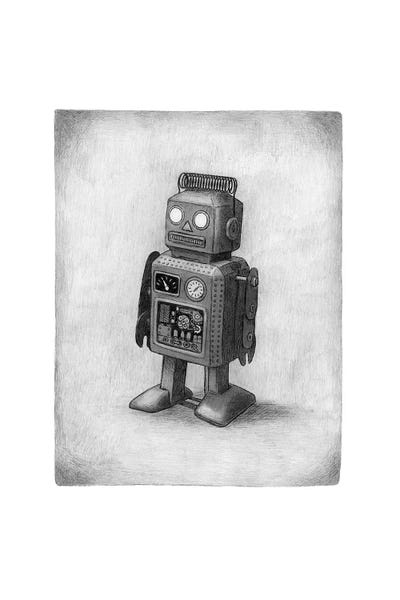 Book illustrations: Lonely Robot by Terry Fan