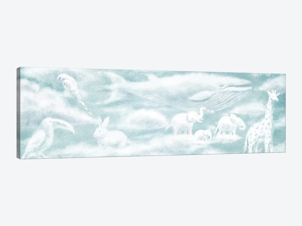 Cloud Animal Endpapers II by Terry Fan 1-piece Canvas Wall Art
