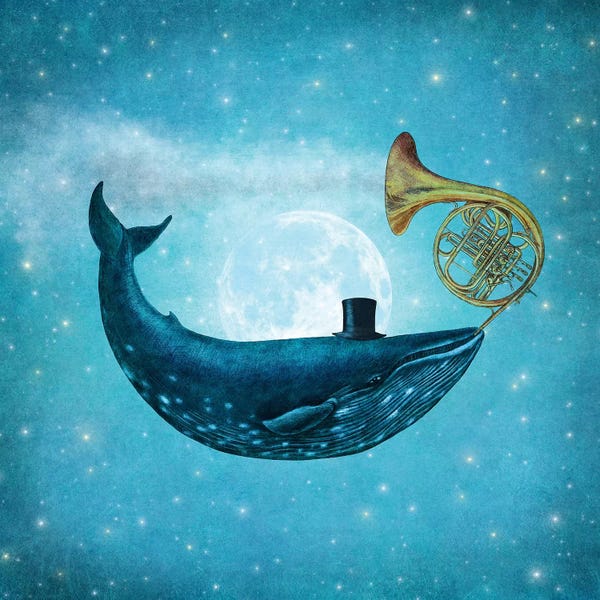 Kids Ocean Life Art: Cloud Maker I by Terry Fan