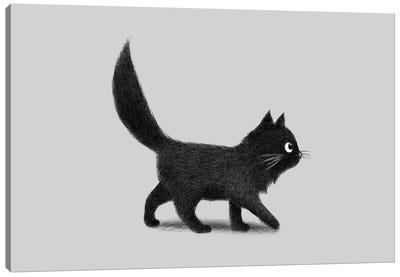 Creeping Cat  Canvas Art Print - Children's Illustrations 