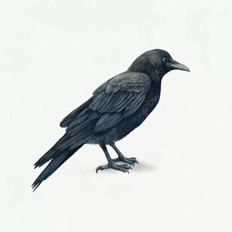 Crow by Terry Fan wall art