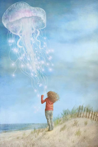 Coastal Sand Dunes: Dream Of The Jellyfish by Terry Fan