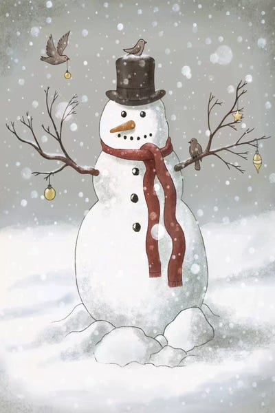 Terry Fan: Christmas Snowman by Terry Fan
