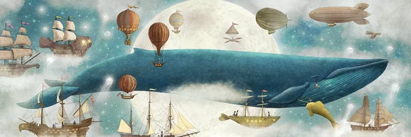 Illustrations: In The Clouds II by Terry Fan