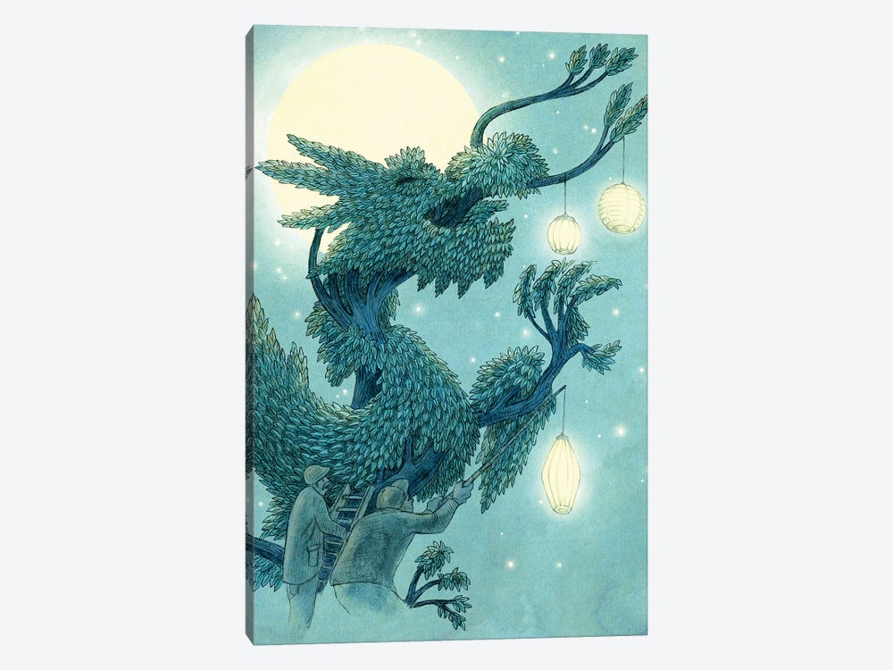 Lighting The Dragon Tree by Terry Fan 1-piece Canvas Artwork