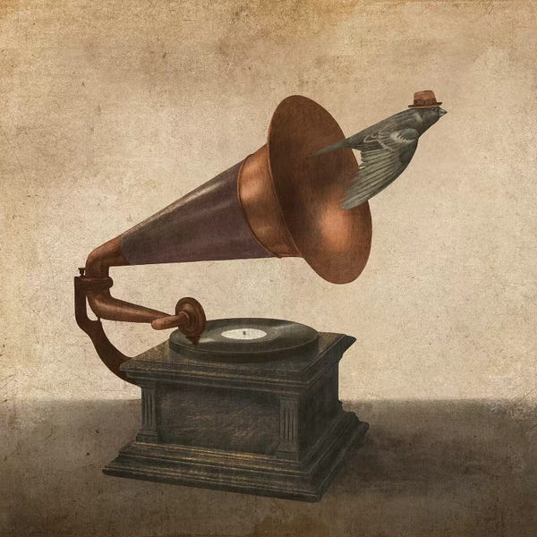 Grandpa Chic: Vintage Songbird II by Terry Fan