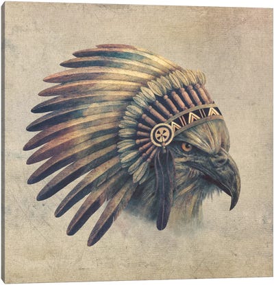 Eagle Chief #1 Canvas Art Print - Native American Décor