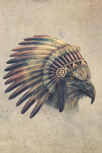 Book illustrations: Eagle Chief Portrait #2 by Terry Fan