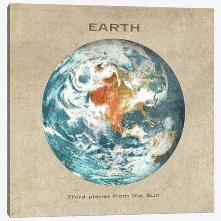 Earth I Canvas Print #TFN59} by Terry Fan Canvas Artwork