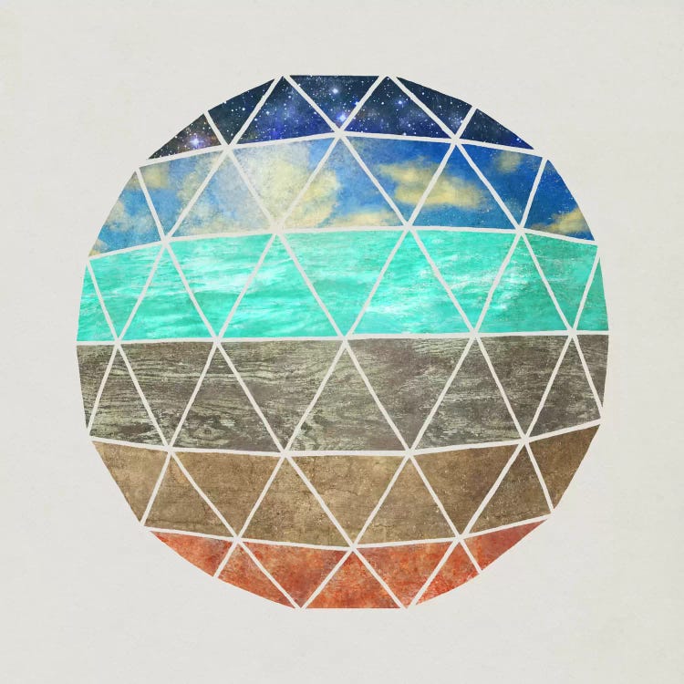 Elemental Geodesic by Terry Fan wall art