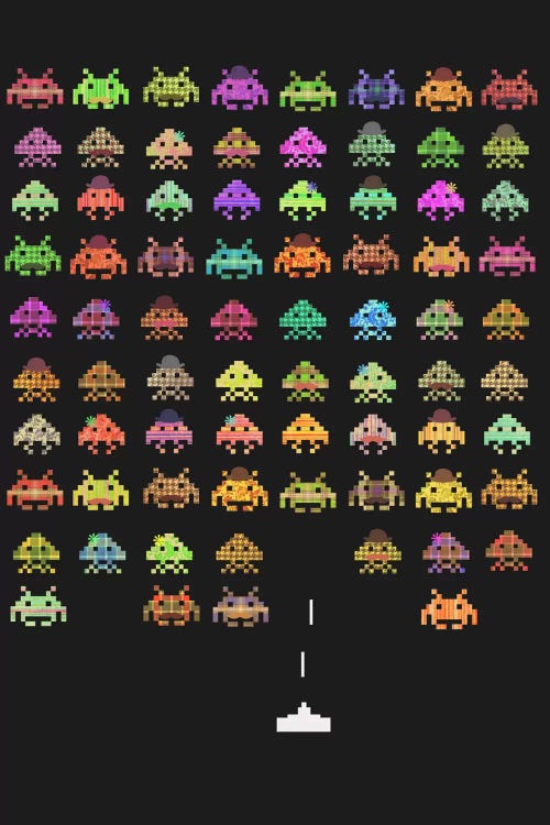 Fashionable Invaders by Terry Fan wall art