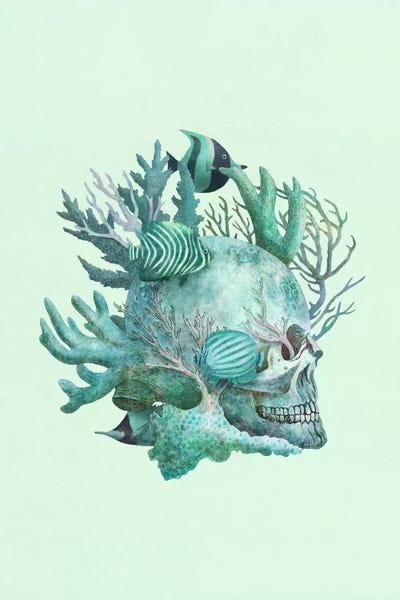 Skulls: Full Fathom Five Portrait by Terry Fan