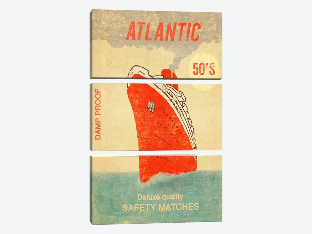 Atlantic Safety Matches by Terry Fan 3-piece Canvas Wall Art