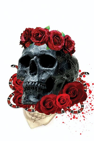 Snakes: Gucci Black Skull by TJ