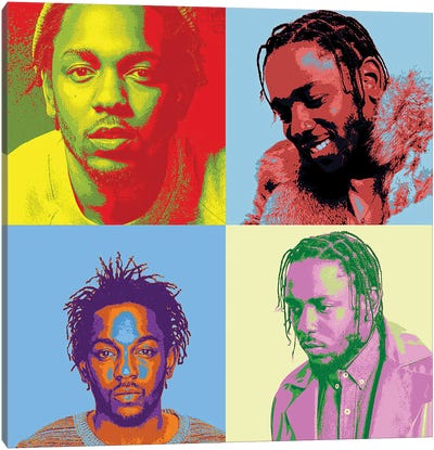 Kendrick Canvas Art Print - TJ