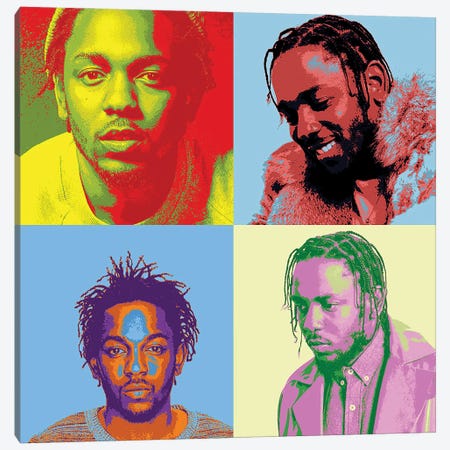 Kendrick Canvas Print #TFP23} by TJ Art Print