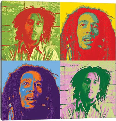 Marley II Canvas Art Print - Similar to Andy Warhol
