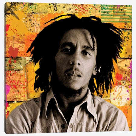 Bob Marley Art Print by Ben Heine | iCanvas