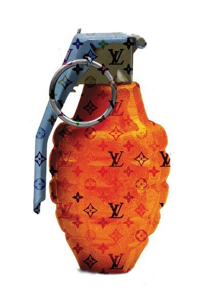 Giclee Features: Orange LV by TJ