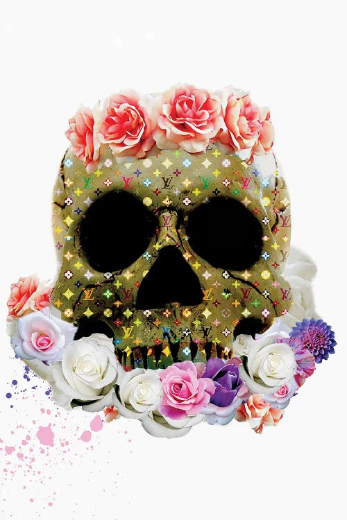 LV Flower Skull