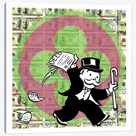 Monopoly Deeds Canvas Print #TFP65} by TJ Canvas Art