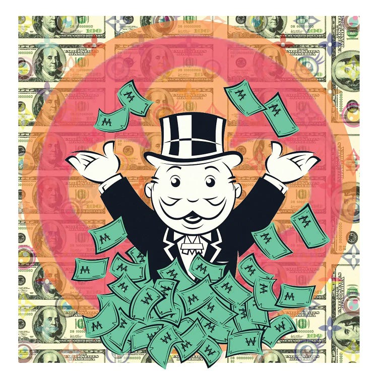 money vs monopoly money