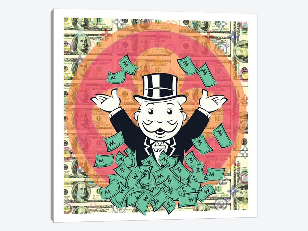 Monopoly Money by TJ 1-piece Art Print