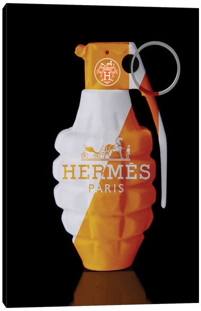 Hermes Grenade Canvas Art Print - Hermès Art