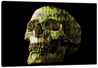 LV Paris Skull Canvas Art Print - TJ