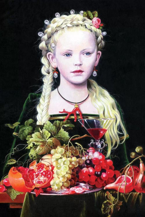 La Figlia di Jan Davidzs de Heem by Titti Garelli wall art