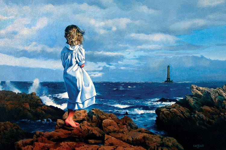 La Ragazza e il Mare by Titti Garelli wall art