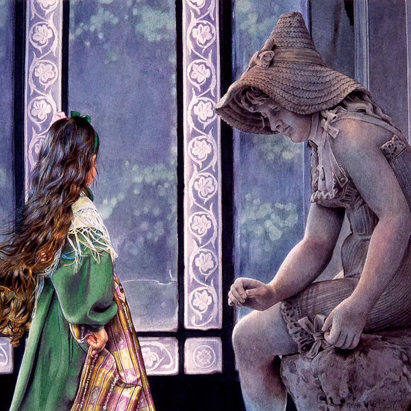 Modern Muses & Statues: La Vetrata by Titti Garelli